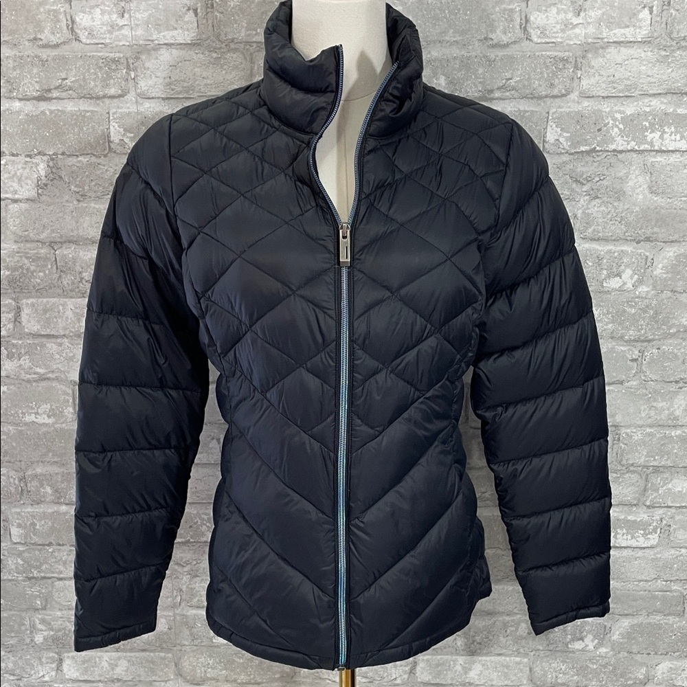 Lucy Women's Navy Quilted Puffer Jacket
